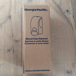Georgia-Pacific Translucent White Manual Soap Dispenser‎